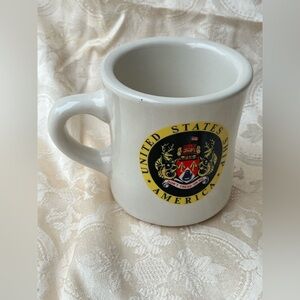 United States Navy White Mug